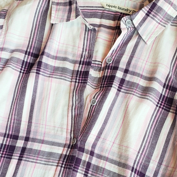 Hippy Laundry Plaid Tunic - Picture 3 of 6